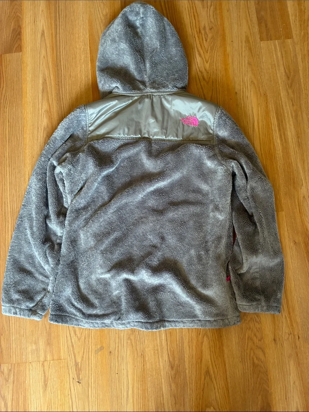 The North Face soft gray